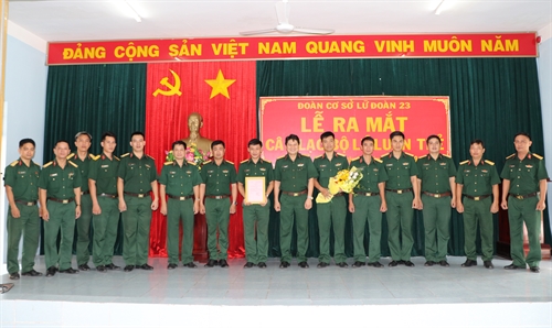 Lữ đoàn 23 ra mắt “Câu lạc bộ Lý luận trẻ”