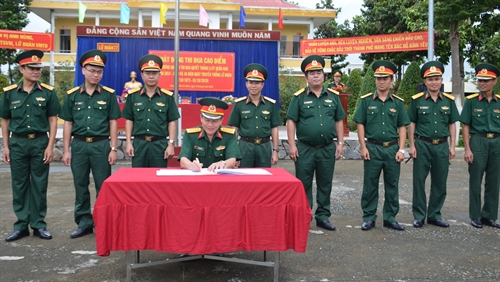 Lữ đoàn 77: Phát động thi đua “30 ngày đêm hành động kiểu mẫu, thi đua giành đỉnh cao 3 nhất”