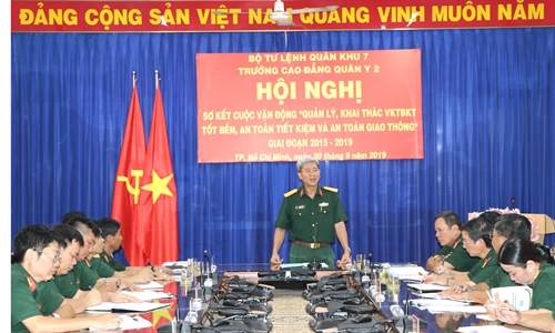 Trường Cao đẳng Quân y 2 sơ kết Cuộc vận động 50