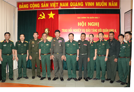 Quân khu 7 trao đổi nghiệp vụ bảo tàng với Quân khu 4, Quân đội Hoàng gia Campuchia