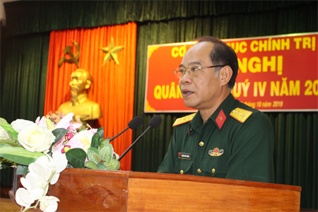 Hội nghị Hội đồng quân nhân Cục chính trị quý IV năm 2019