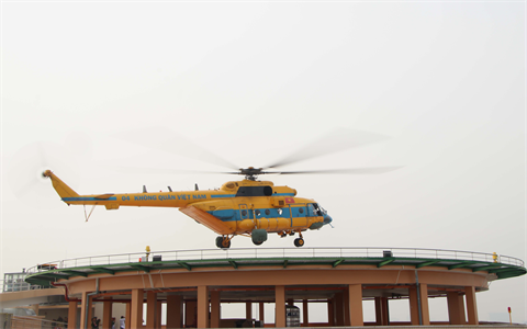 Sân đỗ trực thăng tại Bệnh viện Quân y 175 sắp đi vào hoạt động