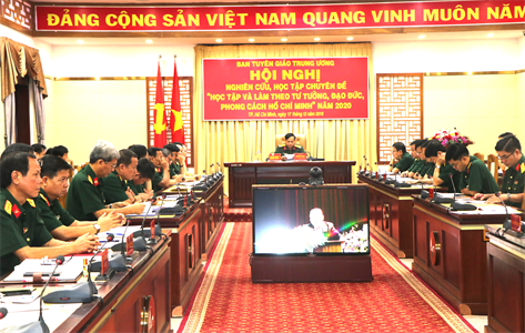 Hội nghị chuyên đề “Học tập và làm theo tư tưởng, đạo đức, phong cách Hồ Chí Minh” năm 2020