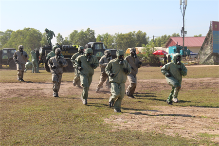 Diễn tập cứu hộ cứu nạn khu vực biên giới đất liền Việt Nam - Campuchia