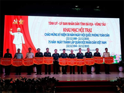 Bộ CHQS tỉnh Bà Rịa – Vũng Tàu khai mạc hội trại truyền thống