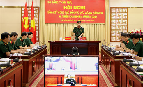Bộ Tổng tham mưu tổng kết công tác tổ chức lực lượng năm 2019