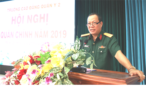Trường Cao đẳng Quân y 2 hội nghị quân chính năm 2019