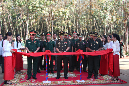 Khánh thành doanh trại trường Binh sĩ số 2 Quân đội Hoàng gia Campuchia
