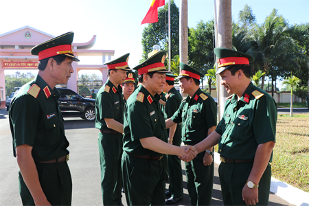 Đại tướng Ngô Xuân Lịch thăm, chúc tết tại tỉnh Bình Phước, Binh đoàn 16 và Quân đoàn 4