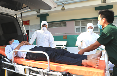 Bệnh viện Quân y 7A diễn tập ứng phó dịch virus Corona