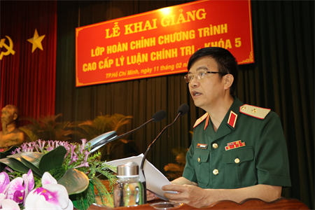 Khai giảng Lớp hoàn chỉnh chương trình cao cấp lý luận chính trị - khóa 5