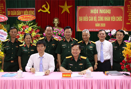 Bệnh viện Quân dân y miền Đông:
Hội nghị cán bộ, công nhân viên chức năm 2020