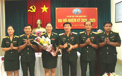 Đại hội Chi bộ Bảo tàng Quân khu 7 nhiệm kỳ 2020-2025