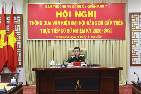 Thường vụ Đảng ủy Quân khu 7 thông qua văn kiện Đại hội Đảng bộ Bộ Tham mưu