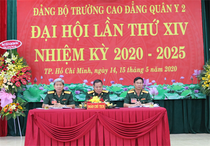 Đại hội Đảng bộ Trường Cao đẳng Quân y 2 nhiệm kỳ 2020-2025
