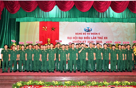 Đại hội Đảng bộ Sư đoàn 5 kết thúc thành công tốt đẹp