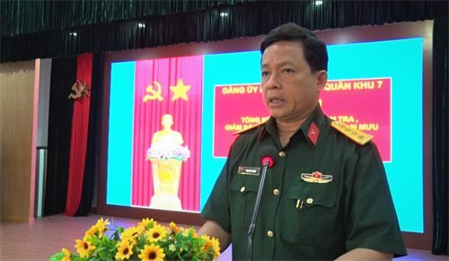Đảng ủy Bộ Tham mưu tổng kết công tác kiểm tra, giám sát trong Đảng bộ nhiệm kỳ 2015 - 2020