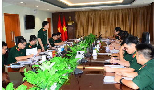 Cục Gìn giữ hòa bình Việt Nam kiểm tra công tác huấn luyện Bệnh viện Dã chiến cấp 2 số 3