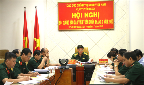 Hội nghị bồi dưỡng báo cáo viên toàn quân tháng 7/2020