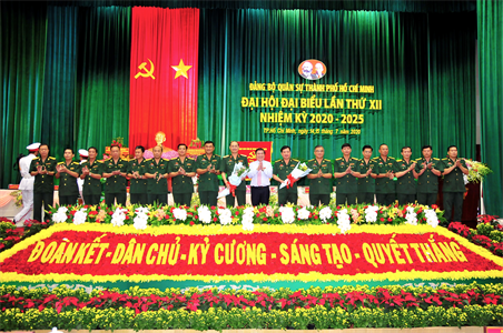 Bế mạc Đại hội Đảng bộ Quân sự Thành phố Hồ Chí Minh nhiệm kỳ 2020 - 2025