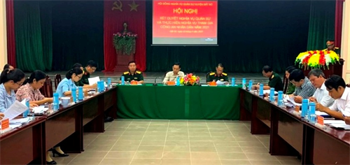Huyện Đất Đỏ, tỉnh Bà Rịa - Vũng Tàu gần 1.500 thanh niên đủ điều kiện gọi khám sức khỏe NVQS năm 2021