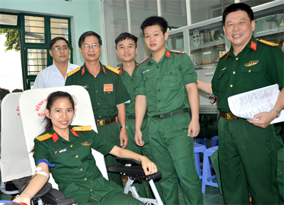 Trường Cao đẳng Quân y 2 tổ chức 2 đợt hiến máu nhân đạo trong tháng 9/2020