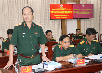 Quân khu 7 nghiệm thu đề tài khoa học cấp Bộ Quốc phòng