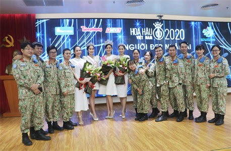 Hoa hậu Việt Nam 2020 giao lưu lan tỏa lòng nhân ái tại Bệnh viện Quân y 175