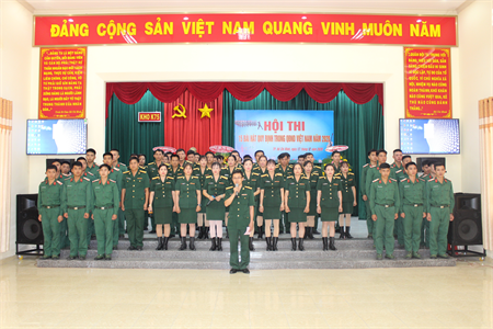 Kho K75, Cục Kỹ thuật Quân khu 7 thi 15 bài hát quy định trong Quân đội