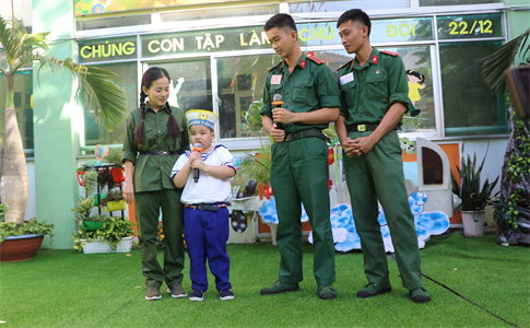 Trường Mầm non Nhật Quỳnh với nhiều hoạt động hướng đến Ngày thành lập Quân đội Nhân dân Việt Nam