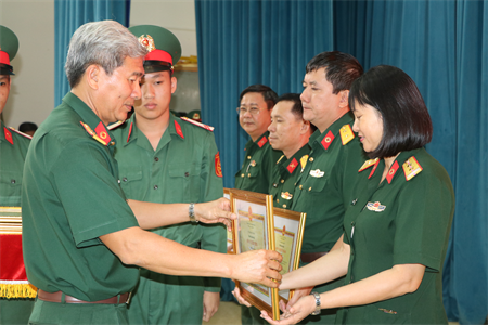 Trường Cao đẳng Quân y 2 hoàn thành tốt nhiệm vụ quân sự, quốc phòng năm 2020