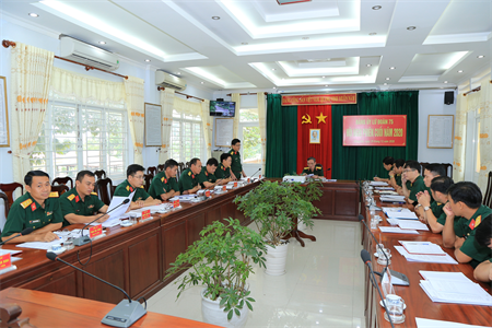 Đảng ủy Lữ đoàn 75 hội nghị phiên cuối năm 2020