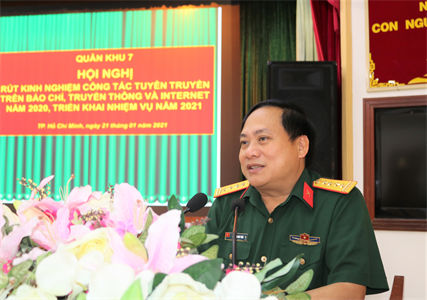 Quân khu 7 tích cực tuyên truyền, định hướng thông tin trên internet và mạng xã hội
