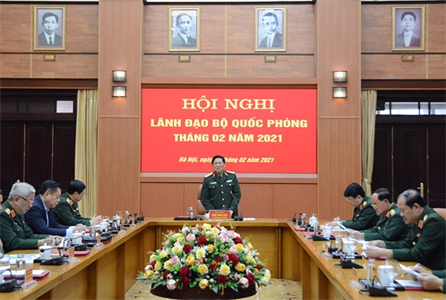 Hội nghị lãnh đạo Bộ Quốc phòng tháng 2-2021