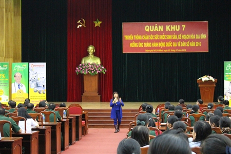 Quân khu 7 truyền thông chăm sóc sức khỏe sinh sản, kế hoạch hóa gia đình