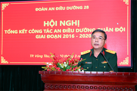 Đoàn an điều dưỡng 28 tổng kết công tác an điều dưỡng Quân đội giai đoạn 2016 – 2020
