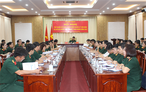 Bộ Quốc phòng tập huấn sử dụng phần mềm quản lý văn bản và hồ sơ công việc