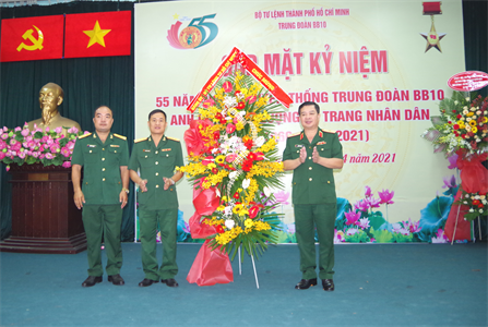 Trung đoàn 10 kỷ niệm 55 năm ngày Truyền thống