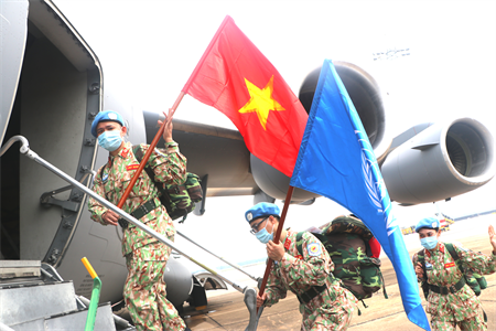 Bệnh viện Dã chiến cấp 2 số 3 tiếp tục lên đường thực hiện nhiệm vụ quốc tế