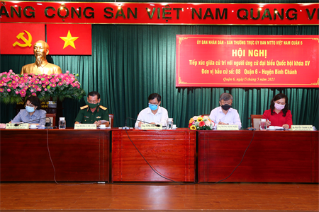 Nữ cử tri Quận 6 tin tưởng các ứng cử viên sẽ phát huy tốt vai trò người đại biểu Nhân dân