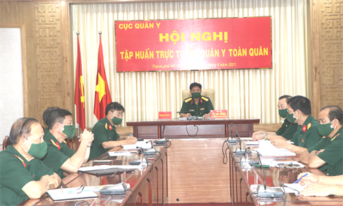 Tập huấn trực tuyến toàn quân về chiến lược xét nghiệm Covid-19