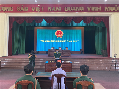 Tòa án Quân sự khu vực Quân khu 7 xét xử tội “đào ngũ”