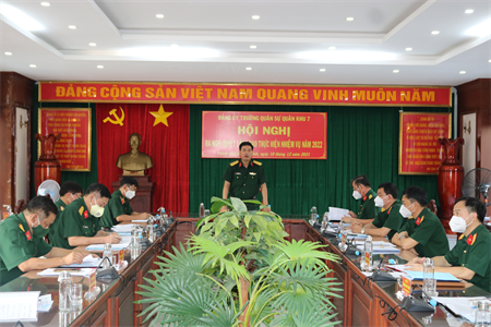Đảng ủy Trường Quân sự Quân khu 7 ra nghị quyết lãnh đạo thực hiện nhiệm vụ năm 2022