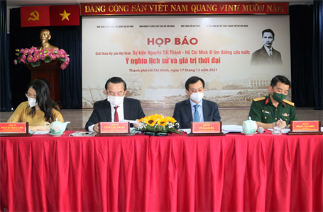 Họp báo ra mắt Kỷ yếu Hội thảo khoa học kỷ niệm 110 năm Hồ Chí Minh ra đi tìm đường cứu nước