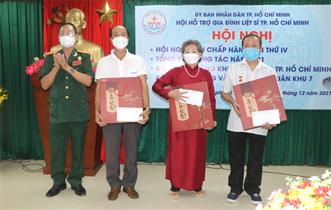 Hội Hỗ trợ gia đình liệt sĩ TP.HCM tổng kết năm 2021