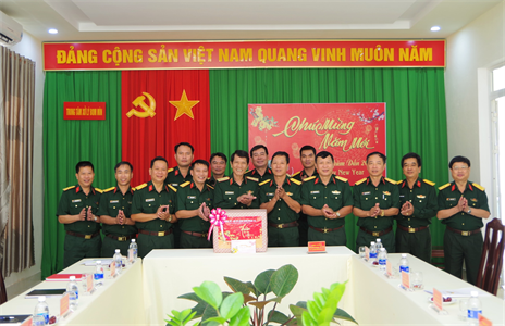 Binh đoàn 16 kiểm tra, chúc Tết các đơn vị tại tỉnh Đắk Nông và Bình Phước