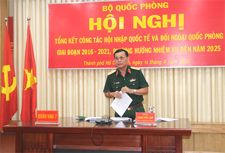 Tổng kết công tác hội nhập quốc tế và đối ngoại quốc phòng giai đoạn 2016-2021