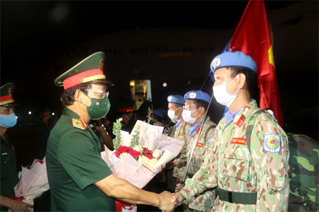 Bệnh viện Dã chiến cấp 2 số 3 hoàn thành nhiệm vụ quốc tế trở về nước an toàn