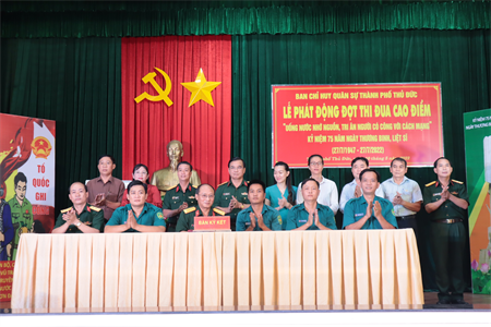 Lễ phát động đợt thi đua cao điểm “Uống nước nhớ nguồn, tri ân người có công với cách mạng”