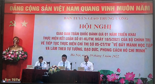 Giao ban toàn quốc đánh giá 1 năm triển khai thực hiện Kết luận số 01-KL/TW